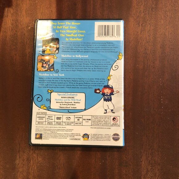 Madeline Next Stop America DVD 2008 G Family Animated Movie DVD - Picture 3 of 3